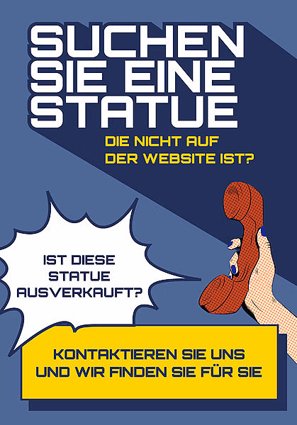 Suchen Sie eine Statue