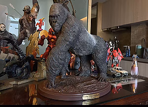 Mountain Gorilla Infinity statue Museum Series