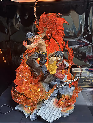 One Piece Ryu Studio D. Luffy and Portgas D Ace