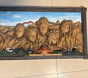 Naruto Shippuden Infinity Studio Hokage Rock 3D Art Frame