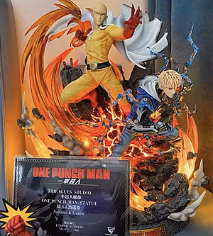 One Punch Man Tes Studio Saitama and Genos