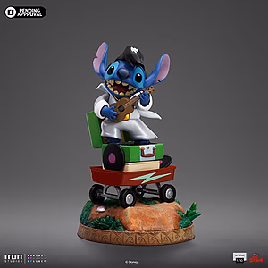 Lilo Stitch Iron Studio Stitch King of Rock