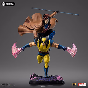 X Men 97 Iron Studio Gambit and Wolverine